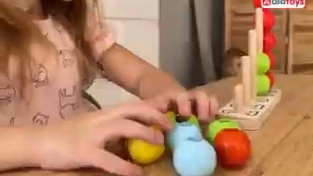 Сортер Монтессори Развивающие игрушки Alatoys ПСЧ3002