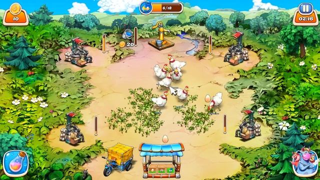 Веселая ферма. Новые приключения, 6 уровень смотреть онлайн