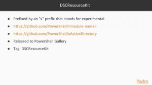 Getting Started with PowerShell DSC: DSCResourceKit | packtpub.com