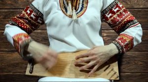 Плясовой наигрыш  "Камаринская" на детских гуслях