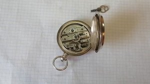 Часы карманные Tobias, царское серебро 84 пробы.