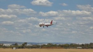 Batik Air (PK-LAW) A320 Windy Arrival on RWY 03