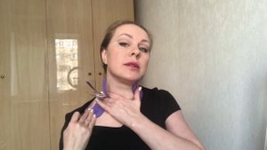 Лимфодренаж шеи с помощью тейпов. Избавляемся от отеков и морщин.