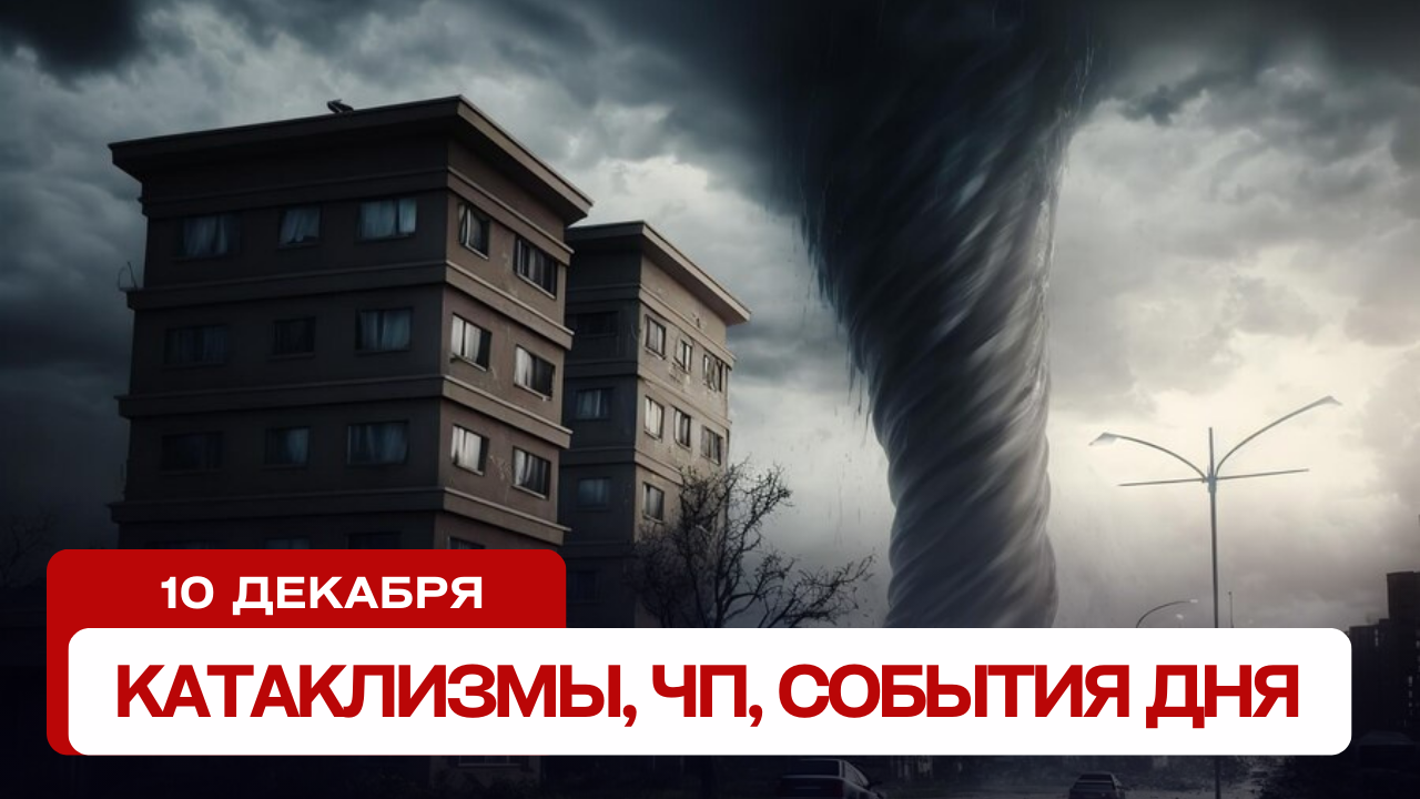 Новости сегодня 10.12.2023. Катаклизмы за день, ЧП, события дня.
