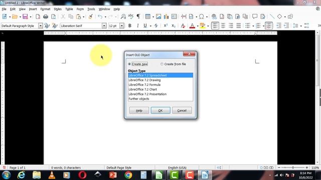 Adding a Calc Table into a Writer document || libreoffice calc table into libreoffice writer ??