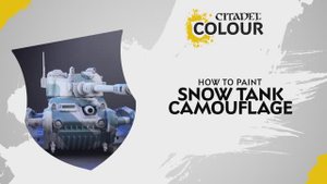 Warhammer 40000 Как покрасить - Снежный камуфляж танка