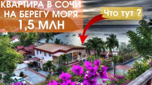 Квартира на берегу моря в Сочи ( ЛОО ) с мебелью и ремонтом за 1,5 млн рублей. Может ли быть такое ?