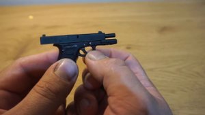Miniature Glock 17 in 1/3 scale