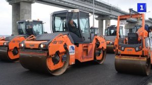 Четыре новых пролёта Крымского моста полностью заасфальтированы