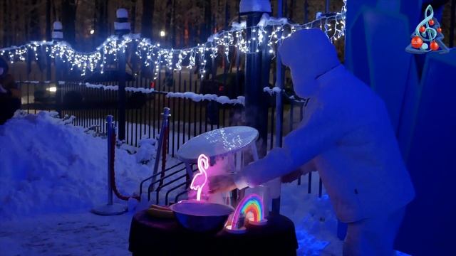 Открытие Замка Снежной Королевы в Детском городке "Сказочный" смотреть онлайн