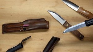 Классический нож бушкрафтера Рэя Мирса "Woodlore"  в исполнении мастерской ""Rusty File Cutlery"