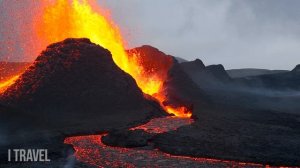 NEW GIANT LAVA Eruption in Iceland. Fagradalsfjall Volcano Eruption (June 1, 2021)