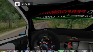 Kuohu. Ford Fiesta WRC 2019 Hotlap: 3:50:640 (RBR Rallysimfans)