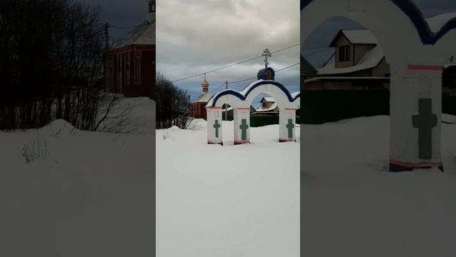 Старообрядческая церковь в Слободище из 17 века. Подмосковье #деревня #подмосковье #старообрядцы