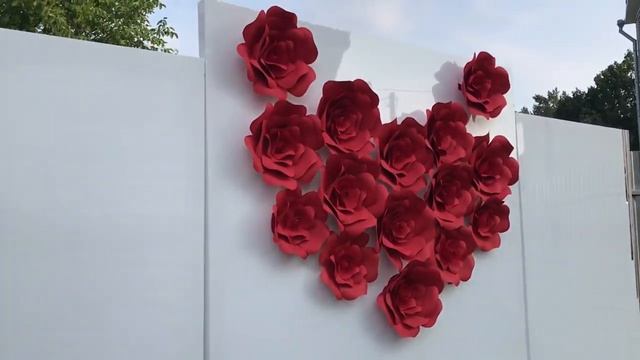 Оформление ДЕВИЧНИКА / ФОТОЗОНА ГЛЯНЕЦ / Цветы из бумаги