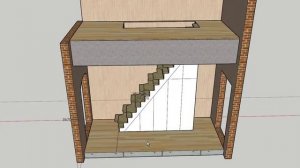 Варианты расположения лестницы в маленьком помещении с большой высотой от пола 1 эт до 2 эт.