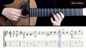 Je Te Veux (Erik Satie) - Гитарный урок с табулатурами