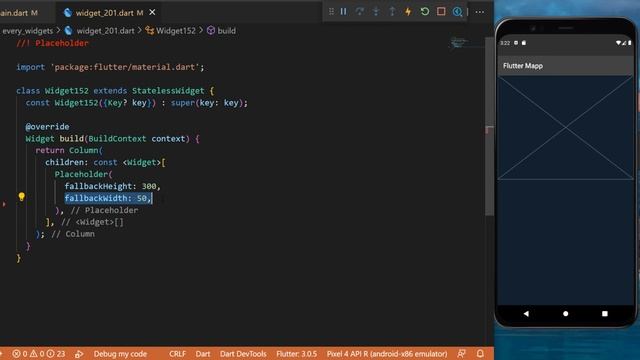 Flutter PlaceHolder Widget