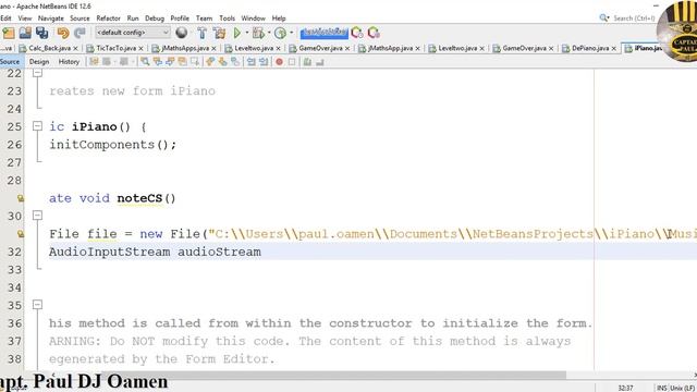 How to Make a Piano with Java NetBeans using Functions смотреть онлайн