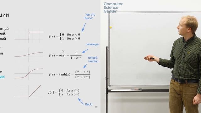 Лекция 3. Нейронные сети - I смотреть онлайн