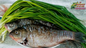 Очень вкусный и популярный в Китае рецепт, Жареные караси с зелёным луком от Fisherman DV.27 Rus