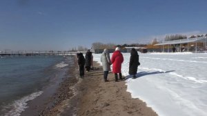 ИССЫК-КУЛЬ ЗИМОЙ,ВОТ ТАК ЗАМЕРЗАЕТ НАШ ИССЫК-КУЛЬ ЗИМОЙ,КРЕЩЕНИЕ НА ИССЫК-КУЛЕ, 19 января 2023