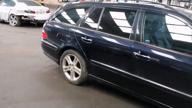 MERCEDES E320 2008 Обзор автомобиля на разбор смотреть онлайн