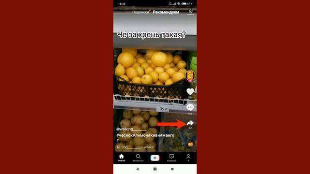Как скопировать ссылку на видео в Тик Токе