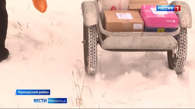 Поморье: Работа почтальонов Почты России в межсезонье — интересна и непредсказуема