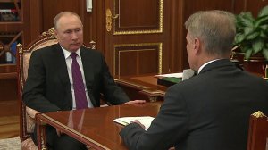 Президент встретился с председателем правления Сбербанка Германом Грефом
