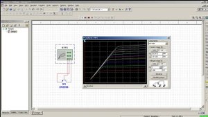 02 Transistor current-voltage characteristic MULTISIM Моделирование ВАХ транзистора в  MULTISIM