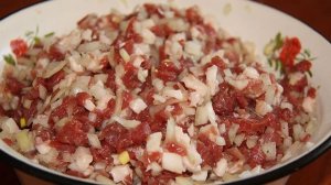 Манты из рубленого мяса