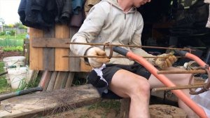 столбчатый фундамент за 2000₽ СВОИМИ РУКАМИ DIY фундамент для терассы