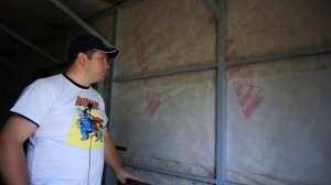 Как сделать сарай из профильной трубы на даче или в деревне своими руками.