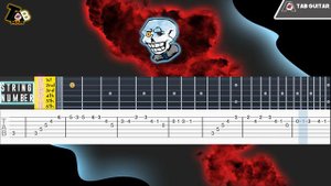 Disbelief Papyrus Phase 3 theme - Backbone Guitar Tab Tutorials