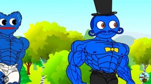 РАДУЖНЫЕ ДРУЗЬЯ ПОЛУЧИЛИ СУПЕРСИЛУ И СТАЛИ КАЧКАМИ! RAINBOW FRIENDS Мультик Анимация