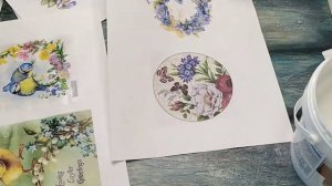 Картинки для декупажа. Распечатки.