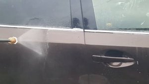 Аккумуляторная автомойка в деле