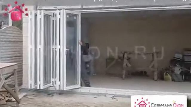 Двери ПВХ гармошкой 7 секций смотреть онлайн