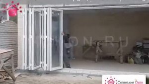 Двери ПВХ гармошкой 7 секций