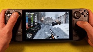 Call of Duty 2 on Steam Deck/OS in 800p 60Fps (Live)