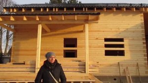 Построили дом из профилированного бруса камерной сушки