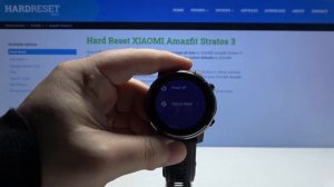 How to Factory Reset XIAOMI Amazfit Stratos 3 – Delete All Personal Data & Customized Settings