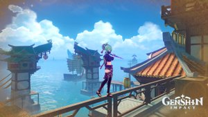 Ищем и чиним баллисту Гуй Чжун. Прогулка по миру Genshin Impact. 0026.