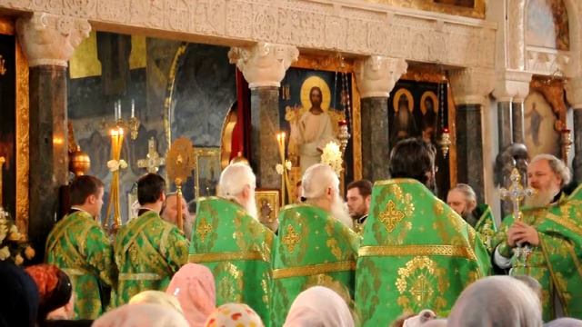 Литургия в день памяти преподобного Агапита Печерского