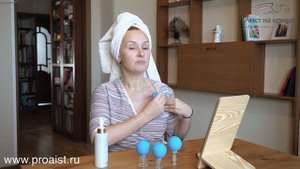 Массаж шеи и зоны декольте банками!