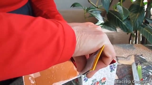 Шкатулка своими руками. Декор изнутри. Мастер класс (часть 2)