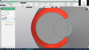 Пересечение конуса и сферы. АСКОН КОМПАС-3D v18.1 + классический вариант построения.