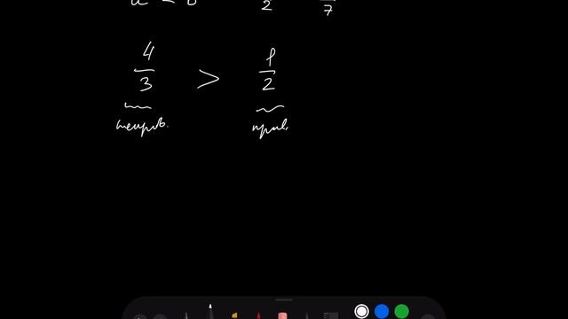 Уро №4. Обыкновенные дроби. Сравнение обыкновенных дробей смотреть онлайн