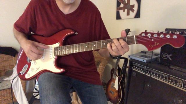 (SOLD!) Squier Affinity Stratocaster 2004, Candy Apple Red, w/ upgrades! matching CBS Headstock смотреть онлайн